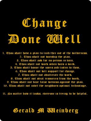 cover image of Change Done Well